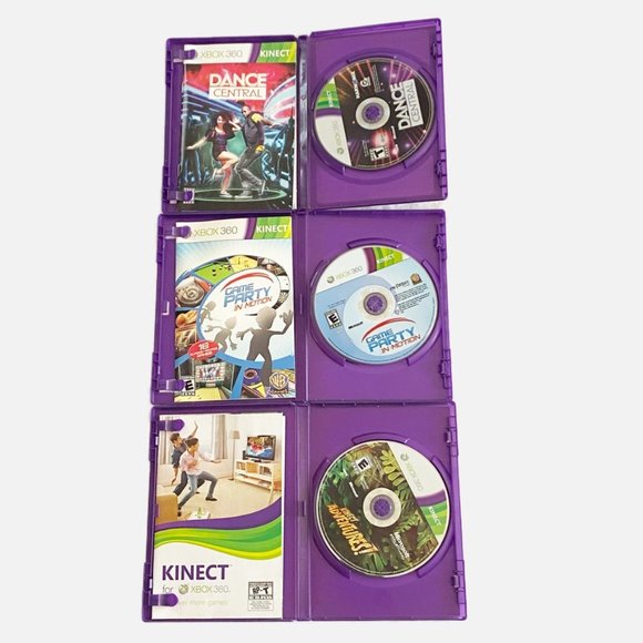 Xbox 360 Kinect Games (Dance Central, Kinect Adventures, & Game Party in Motion) - Picture 3 of 3